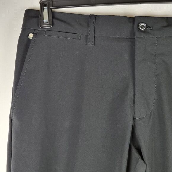 J Lindeberg Ellott Golf Pants Mens 31x34 Regular Fit Black Micro Stretch Perform - Picture 3 of 11